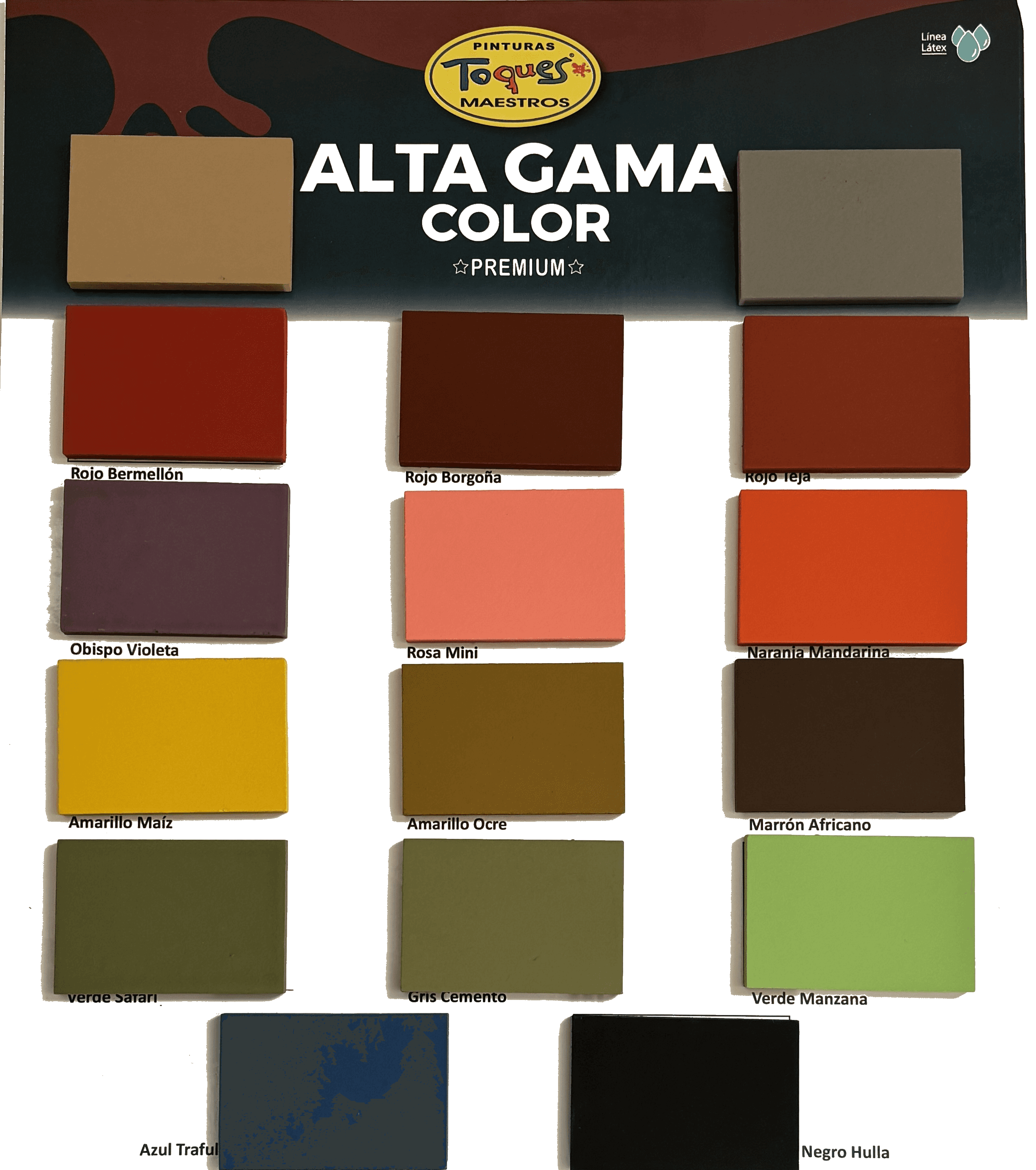 Carta de color Carta de color — Línea Látex