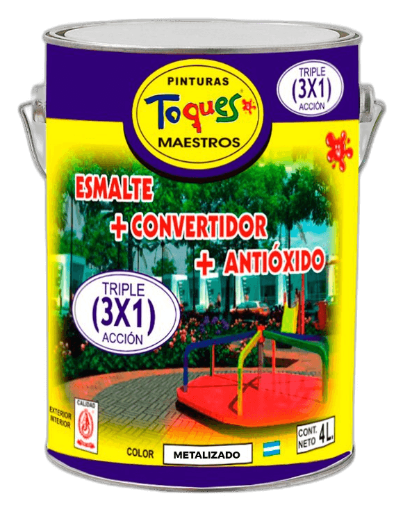 Esmalte Sintético 3x1 Metalizado